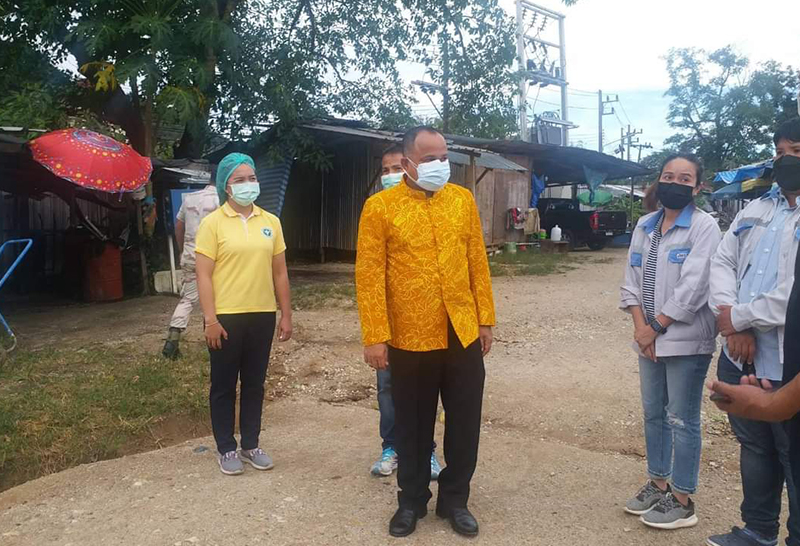 ผู้ว่าราชการจังหวัดภูเก็ต ลงพื้นที่ สุ่มตรวจแคมป์แรงงงาน