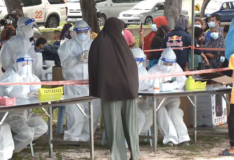 สงขลาโควิดสะสมทุกคลัสเตอร์รวมกว่า1หมื่นแล้ว