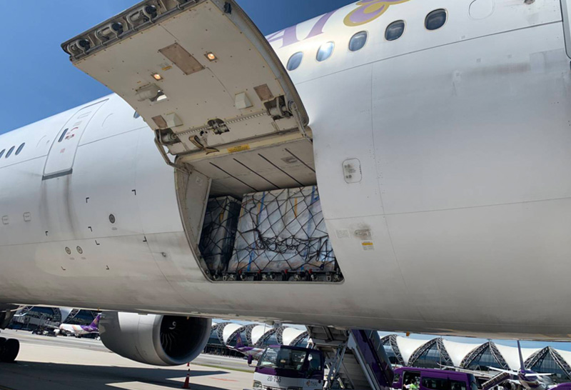 การบินไทยขนส่งวัคซีนซิโนฟาร์ม-4-7-64-3