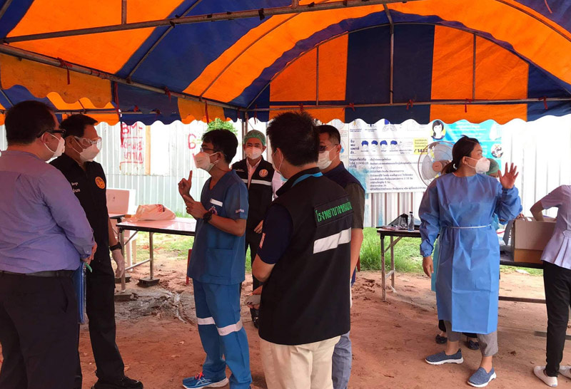 ขอนแก่นสั่งปิดแคมป์คนงานพบติดเชื้อ85ราย