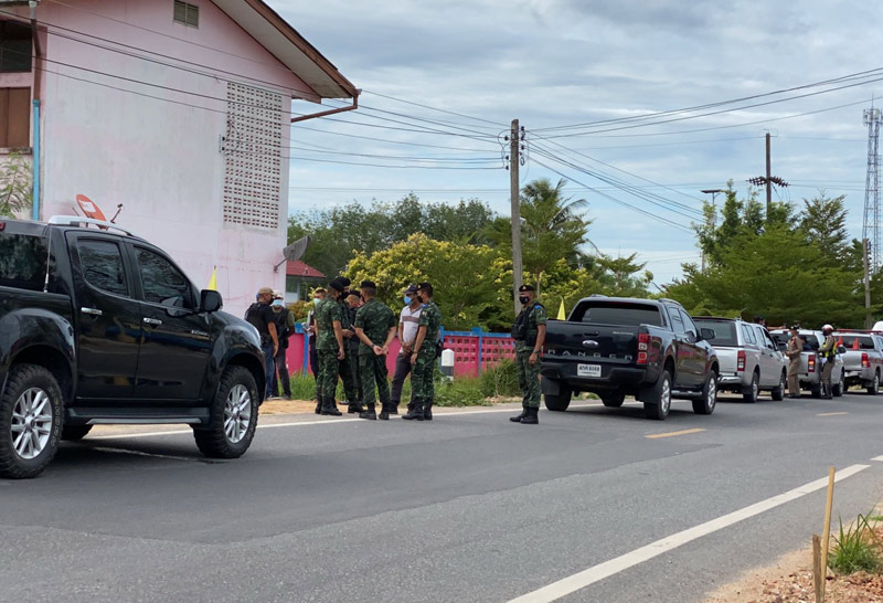 จนท.เข้าตรวจเหตุระเบิดจะนะ-เร่งล่าคนร้าย