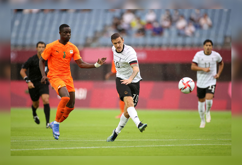 ทีมชาติเยอรมัน ไล่ตีเสมอ ทีมชาติไอวอรี่โคสต์ 1-1 ร่วงรอบแรกโอลิมปิก 2020