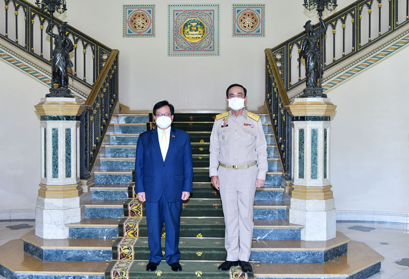 นายกฯหารือเอกอัครราชทูตเมียนมา