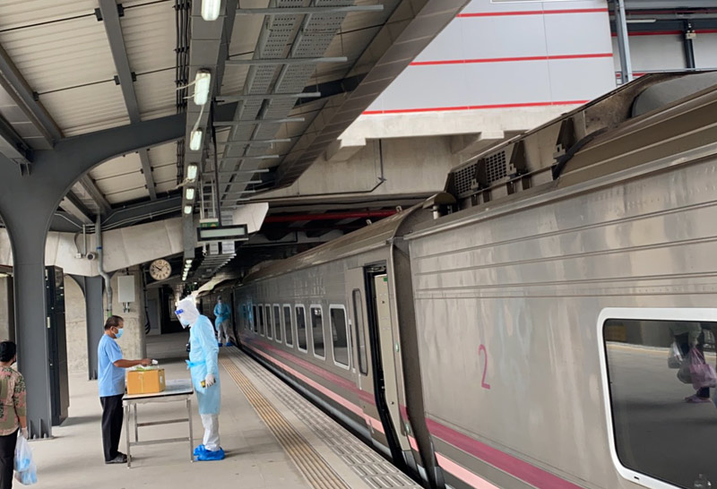 ป่วยโควิดนั่งรถไฟกลับบ้าน เศรษฐกิจไทย