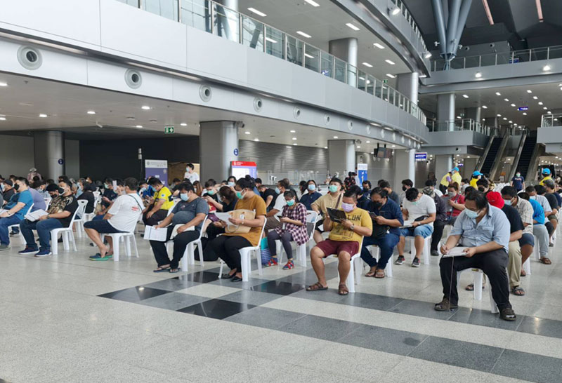 ศูนย์ฉีดวัคซีนกลางบางซื่อ-22-7-64-1