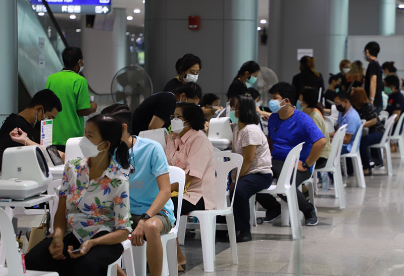 ศูนย์ฉีดวัคซีนกลางบางซื่อ16-7-64-1