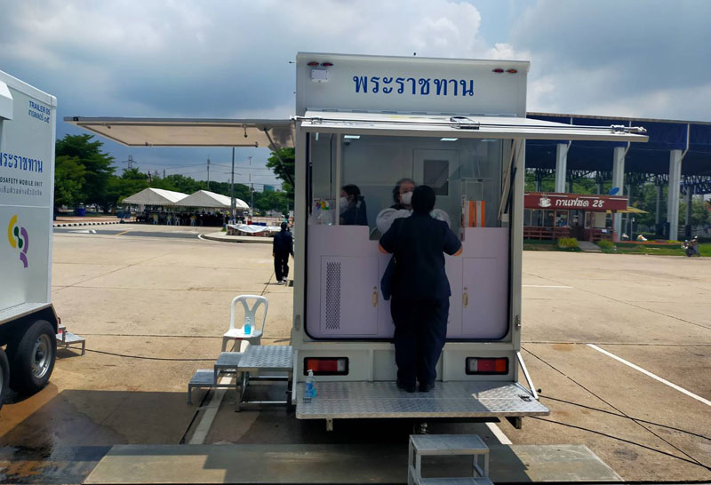 ศูนย์ตรวจโควิดสนามธูปะเตมีย์ขยายถึง15ก.ค.นี้