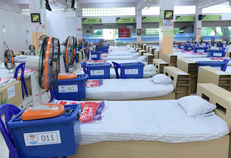 ศูนย์พักคอยกทม.เปิดแล้ว39แห่งรับผู้ป่วย7,499ราย