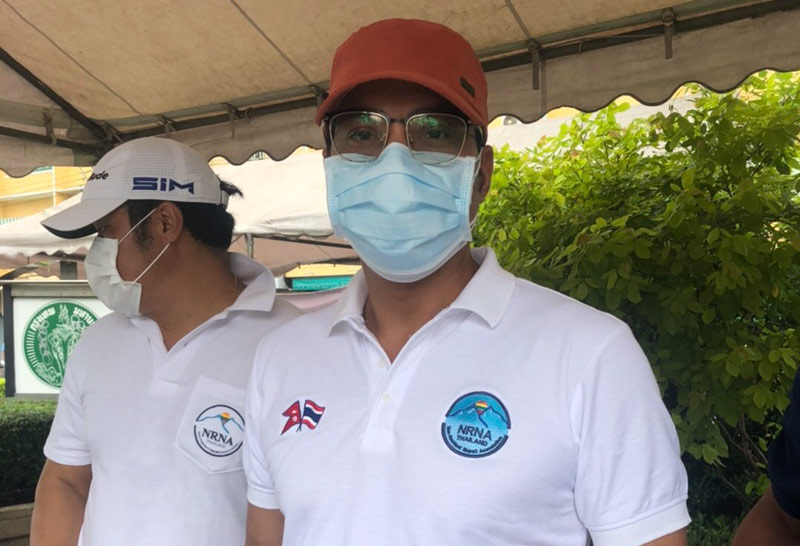 สมาคมฯเนปาลมอบอาหารน้ำดื่มคนไร้ถิ่น200กว่าชุด