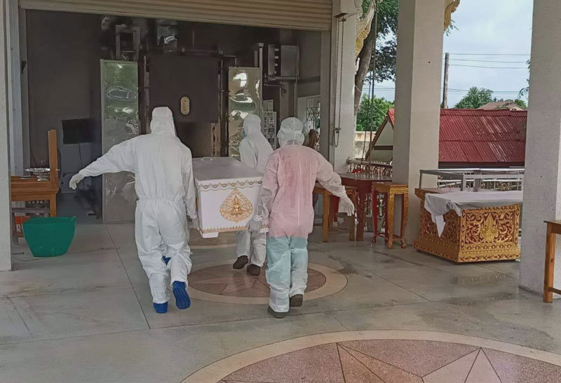 แม่ค้าขายหมูปิ้งสุโขทัยติดโควิดเสียชีวิต