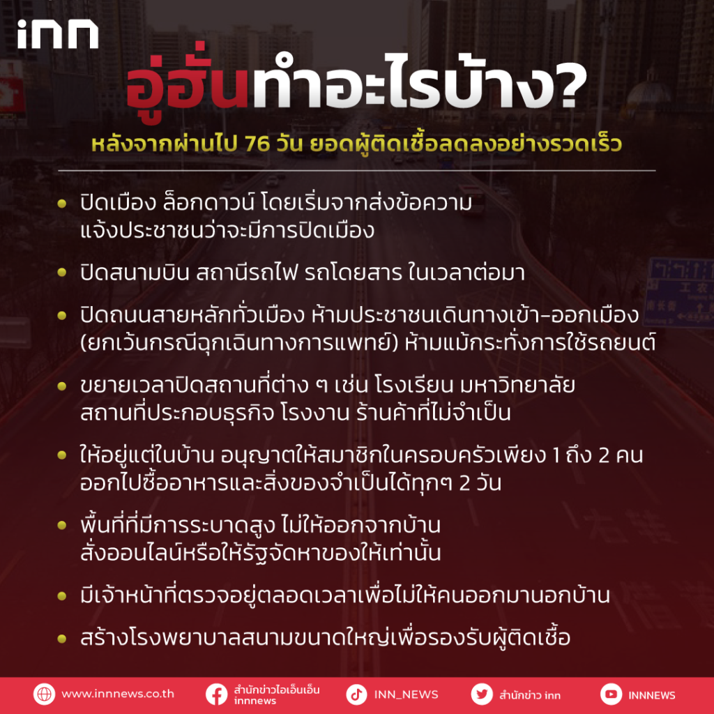 อู่ฮั่นทำอะไรบ้าง