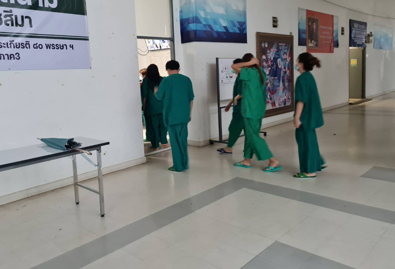 โคราช-รับ ผู้ป่วยโควิด กลับบ้าน-4