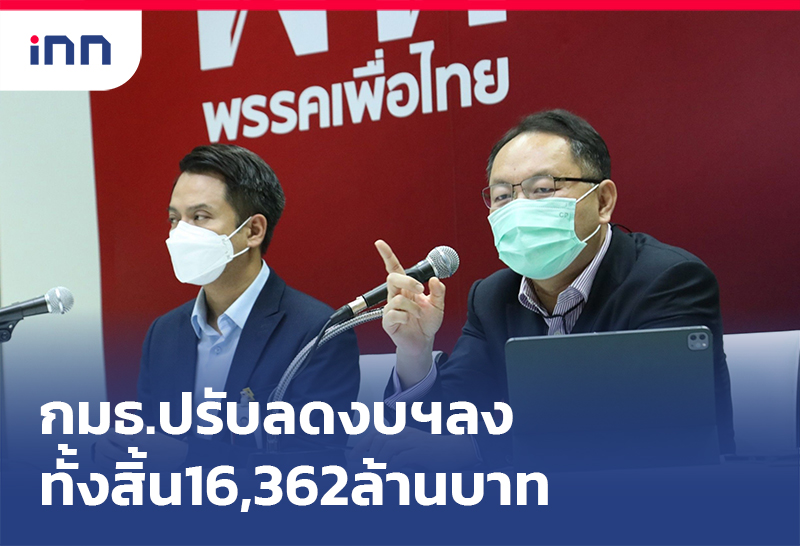 ข่าวต้นชั่วโมง 14.00 น. กมธ.พิจาารณางบฯ ปรับลดงบฯลงทั้งสิ้น16,362ล้านบาท
