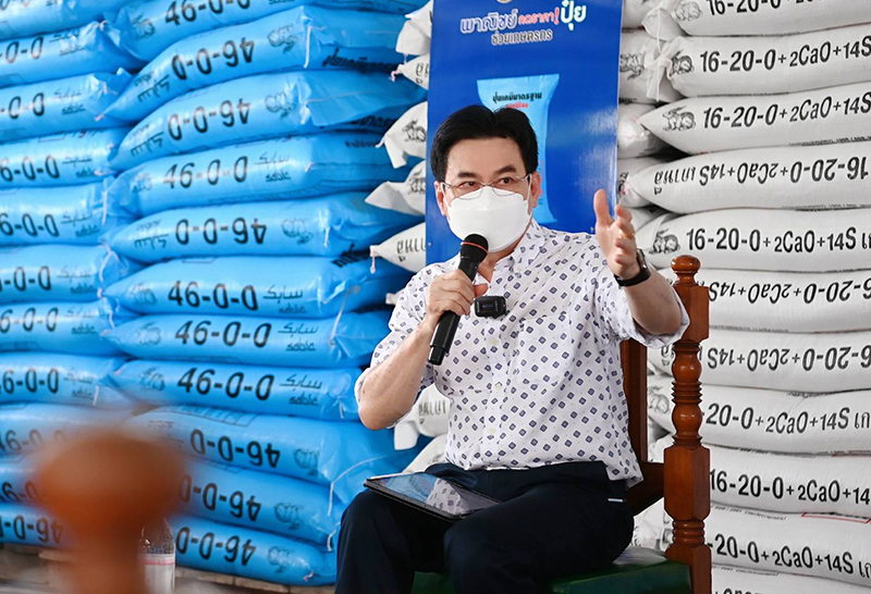 "จุรินทร์"โปรโมทโครงการ “พาณิชย์ลดราคาปุ๋ยช่วยเกษตรกร” ตลอดเดือนสค.นี้