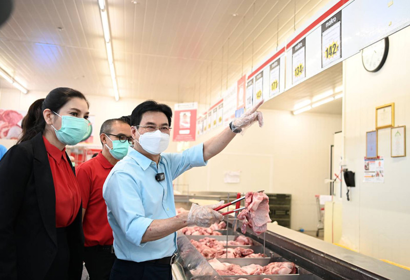 จุรินทร์ ตรวจ สินค้า แมคโคร