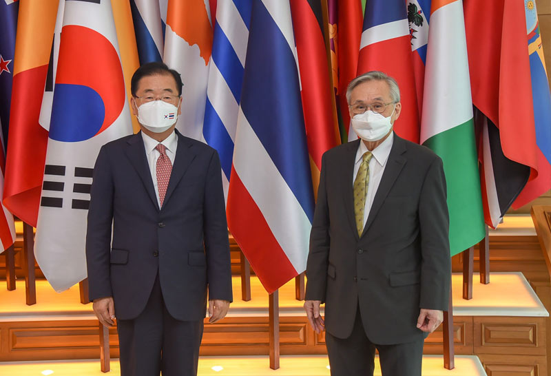 "ดอน"คุยกต.เกาหลีใต้ยันสนับสนุนวัคซีนไทยปลายก.ย.นี้