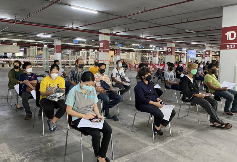 ปชช.ทยอยตรวจโควิดศูนย์ราชการฯ