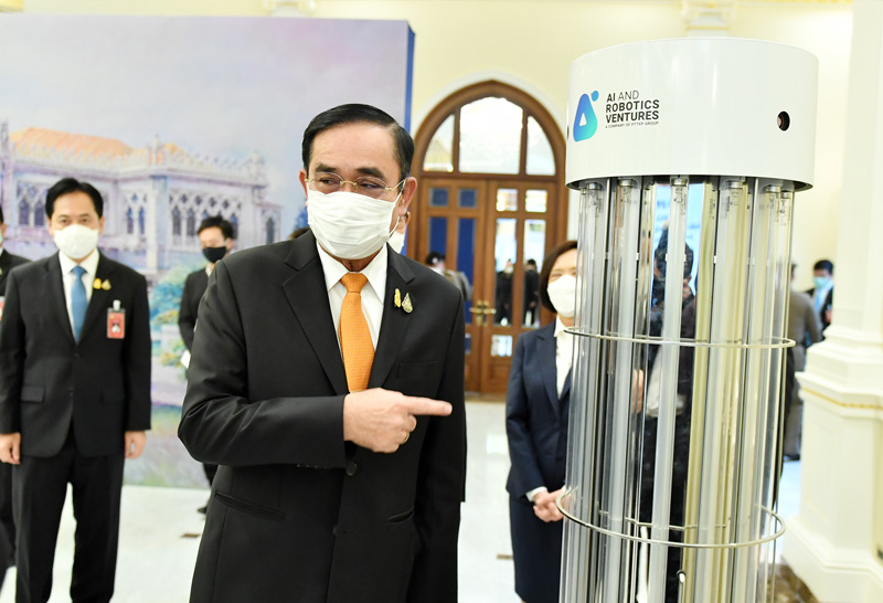 นายกฯปธ.เปิดจุดคัดกรองโควิด-รพ.สนามครบวงจรปตท.-2