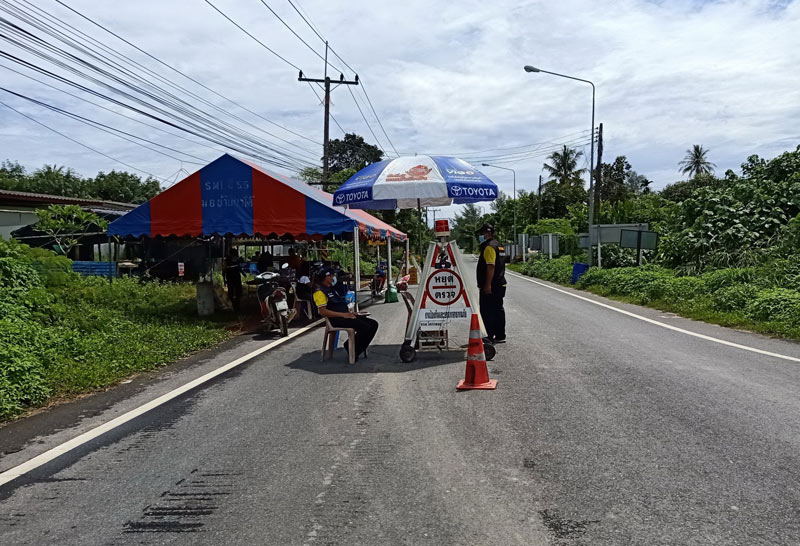 พังงาปิดพื้นที่เสี่ยงโควิดระบาดโคกกลอย-ท้ายเหมือง