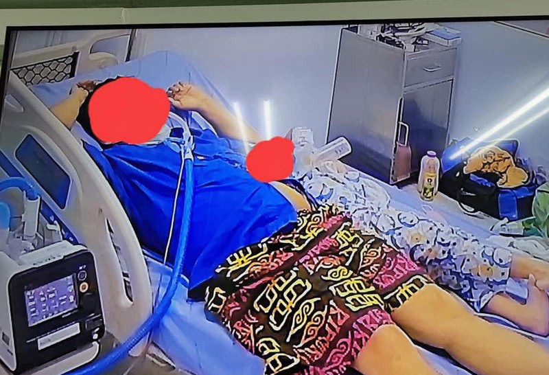 ลูกสาว3ขวบเช็ดน้ำตาให้พ่อป่วยโควิดโคม่า-3