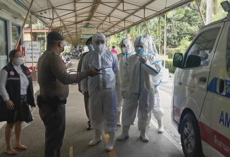 โควิดทำพิษสาวใหญ่เดินจากภูเก็ตกลับบ้านสมุทรสาคร