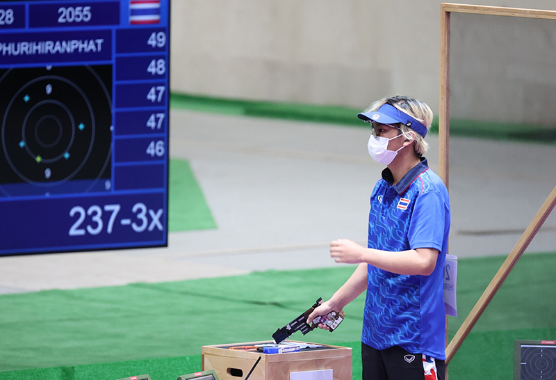 "อิสรานุอุดม" นักแม่นปืนดาวรุ่ง ขอไปพัฒนาฝีมือหลังร่วงโอลิมปิก