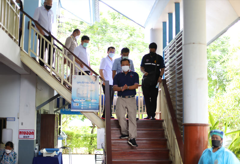 "อนุทิน"เปิดตัวอนามัยเป็นศูนย์ฉีดวัคซีนนับ1ที่ปากช่อง