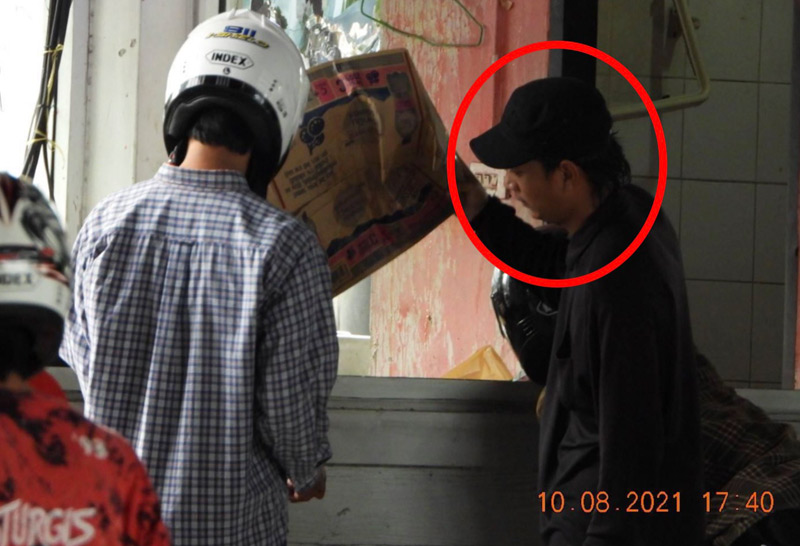 รวบแล้วมือเผาป้อมจราจรแยกดินแดง