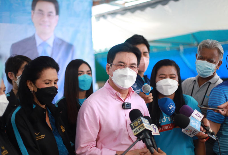 "จุรินทร์"ออนทัวร์ตลิ่งชันเปิดตัว7สก.หญิง ปชป. 