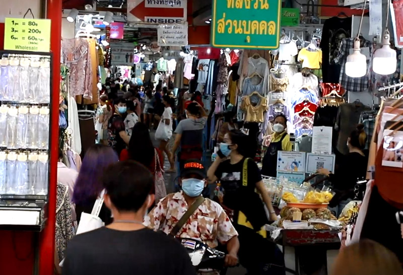 ย่านประตูน้ำโอดยอดขายวูบจากโควิด-19