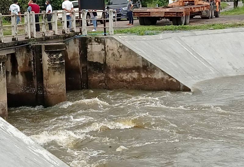 เขื่อนพิมายเร่งปล่อยน้ำรับมวลน้ำใหม่จากหลายอำเภอ