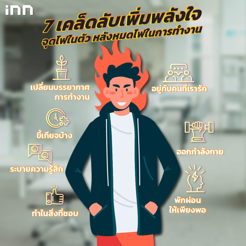 7 เคล็ดลับเพิ่มพลังใจ