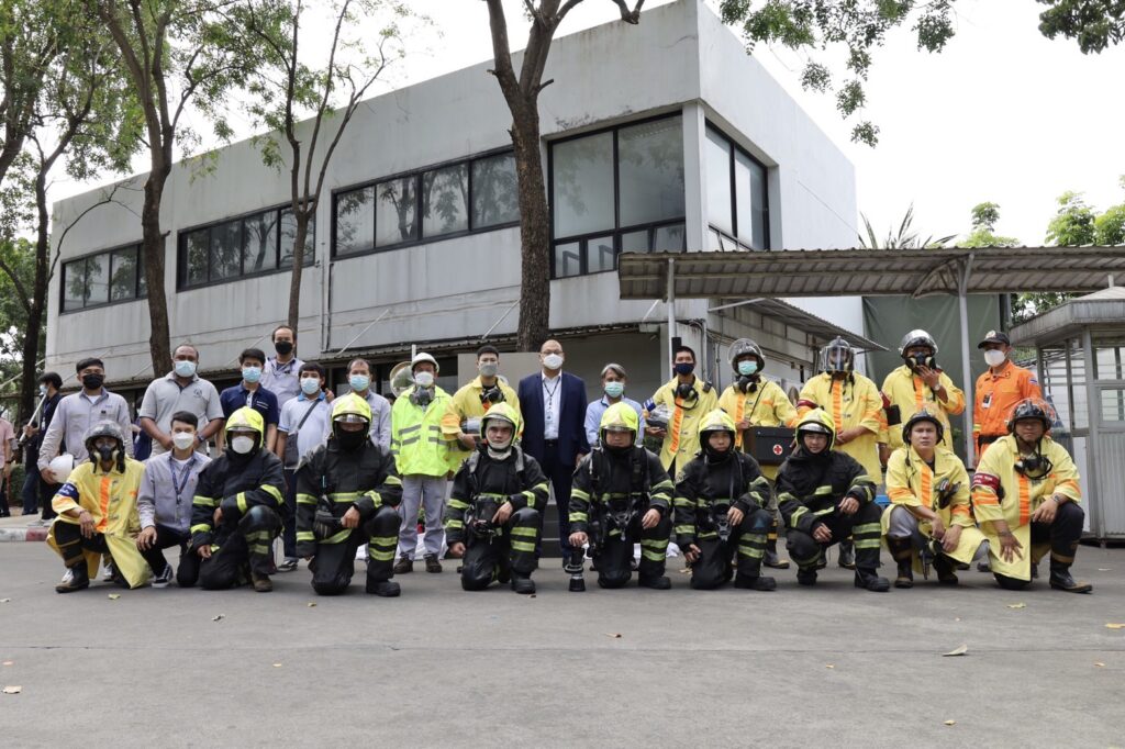 ซ้อมหนีไฟอาคารเบญจะ