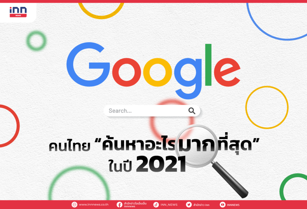 คนไทยค้นหาอะไรมากที่สุดในปี 2021