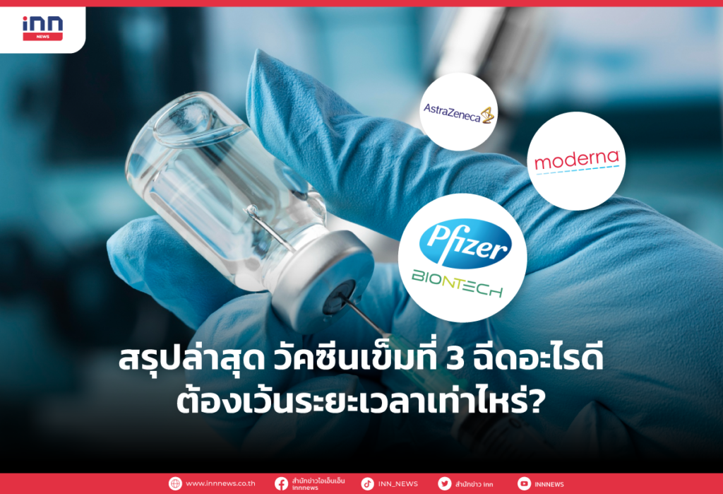 สรุปล่าสุด วัคซีนเข็มที่ 3 ฉีดอะไรดี ต้องเว้นระยะเวลาเท่าไหร่