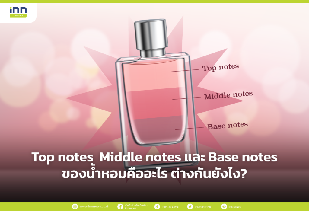Top notes Middle notes และ Base notes ของน้ำหอมคืออะไร ต่างกันยังไง_