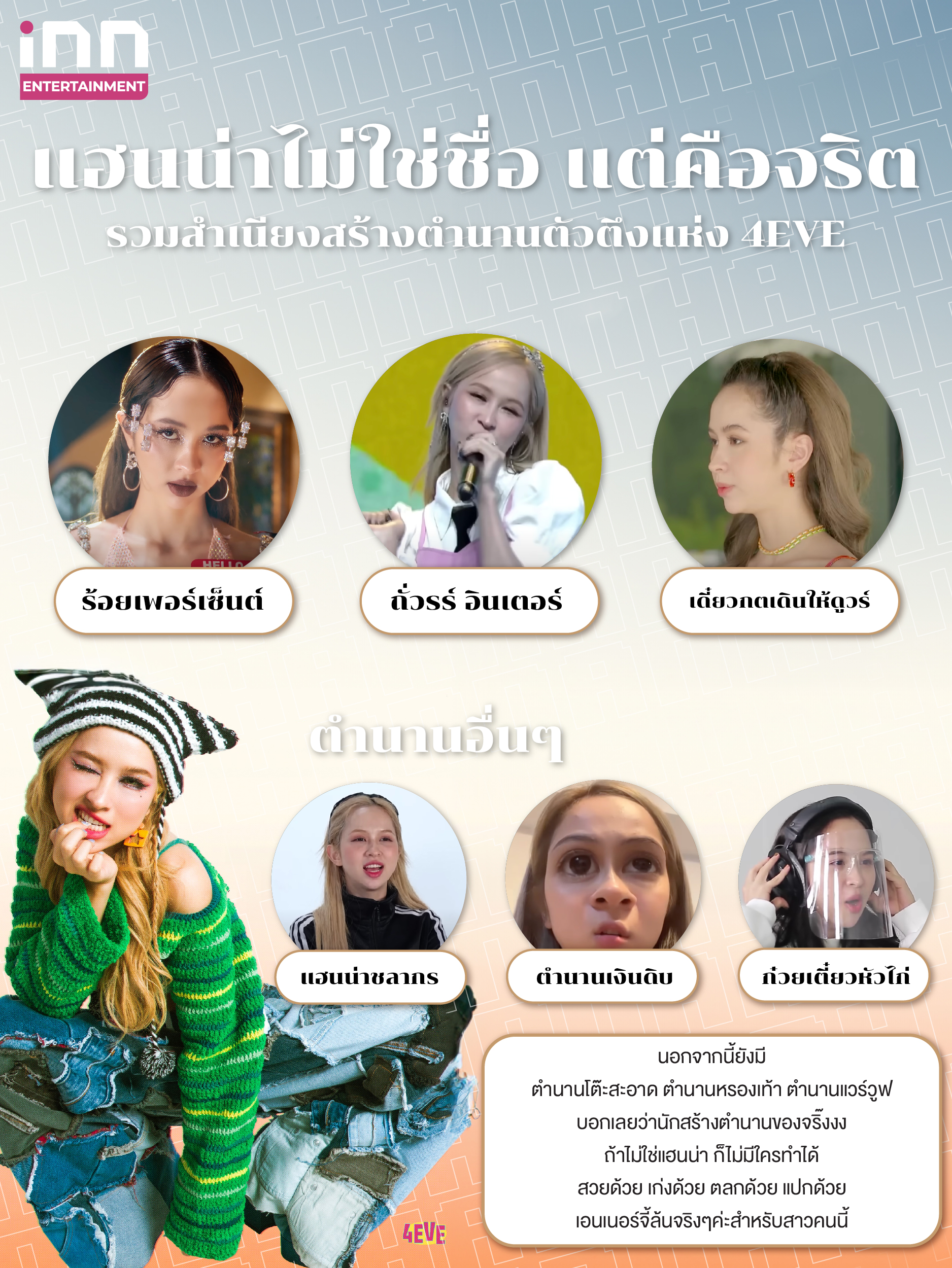 รวมสำเนียงสร้างตำนานตัวตึงแห่ง 4EVE