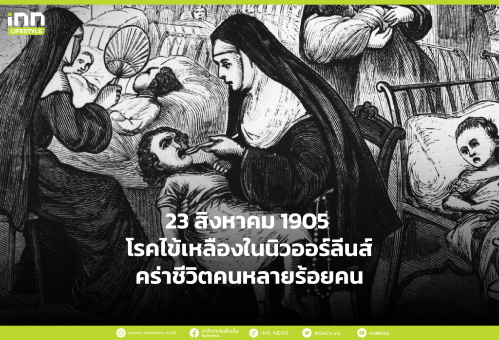 23 สิงหาคม 1905 โรคไข้เหลืองในนิวออร์ลีนส์คร่าชีวิตคนหลายร้อยคน