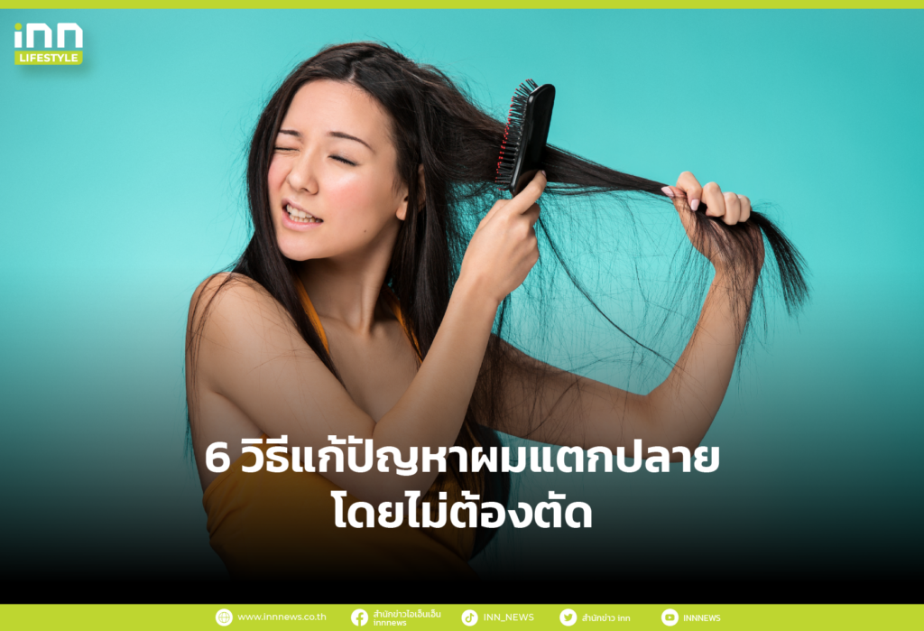 6 วิธีแก้ปัญหาผมแตกปลาย โดยไม่ต้องตัด