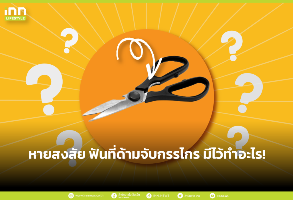 หายสงสัย ฟันที่ด้ามจับกรรไกร มีไว้ทำอะไร!
