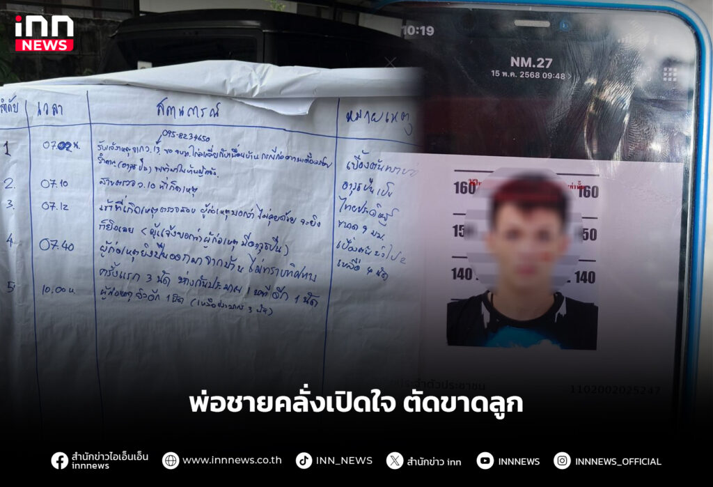 พ่อชายคลั่งเปิดใจ-ตัดขาดลูก