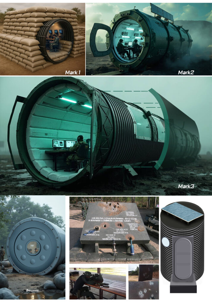 อุเทนถวาย เตรียมส่งด่วน! บังเกอร์-หลุมหลบภัยเคลื่อนที่ให้ชายแดน 