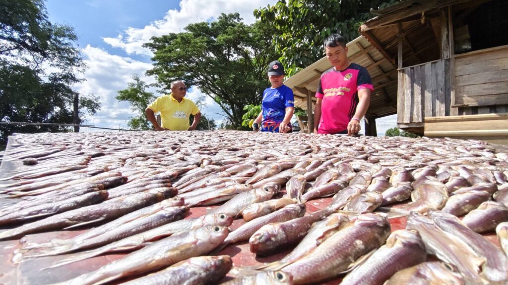 ชาวครบุรี ทำปลาแดดเดียว200กก. ส่งกำลังใจทหารชายแดน