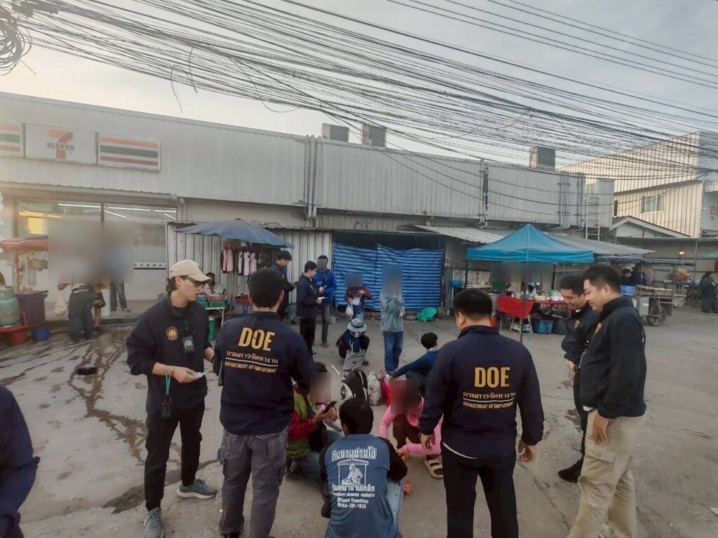 กรมการจัดหางาน ร่วม หน่วยงานความมั่นคง กวาดล้างต่างชาติ ทำงานผิดกฎหมาย