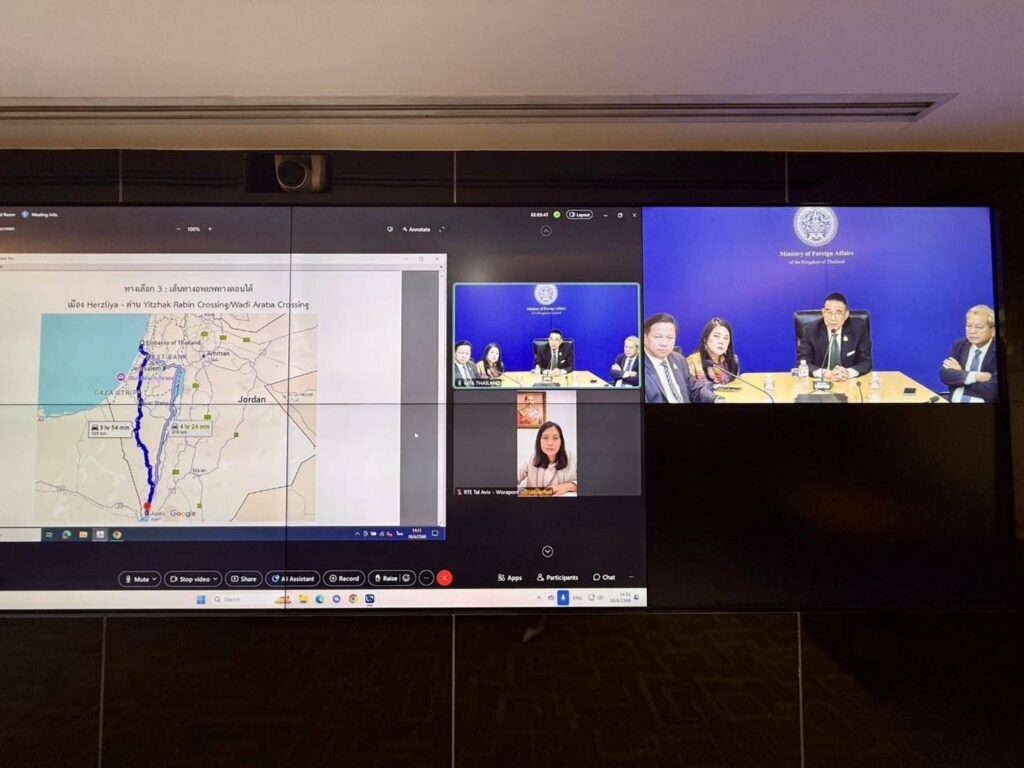 "มาริษ" ย้ำคนไทยในอิสราเอล-อิหร่าน ออกจากพื้นที่เสี่ยง