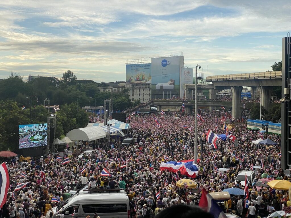 สรุปภาพรวมม็อบอนุสาวรีย์ชัยฯ เป็นไปด้วยความเรียบร้อย