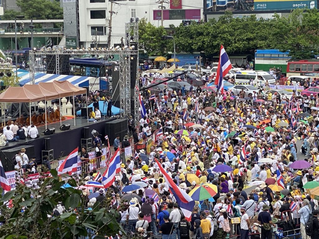 สรุปภาพรวมม็อบอนุสาวรีย์ชัยฯ เป็นไปด้วยความเรียบร้อย