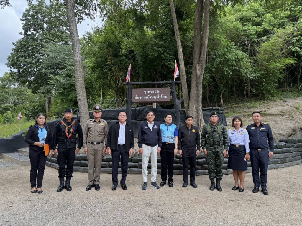 พิชัย ลงพื้นที่ ด่านบ้านพุน้ำร้อน ดูค้าชายแดน-ความมั่นคง