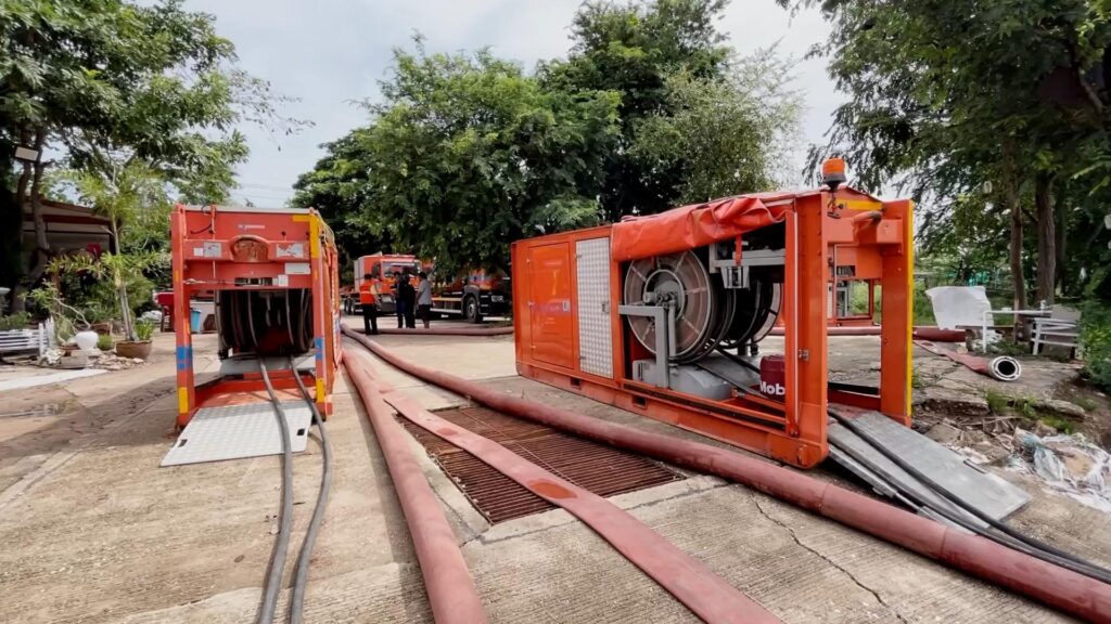 ขอนแก่นเร่งพร่องน้ำ รับมือพายุวิภา ผู้ว่าฯมั่นใจเอาอยู่