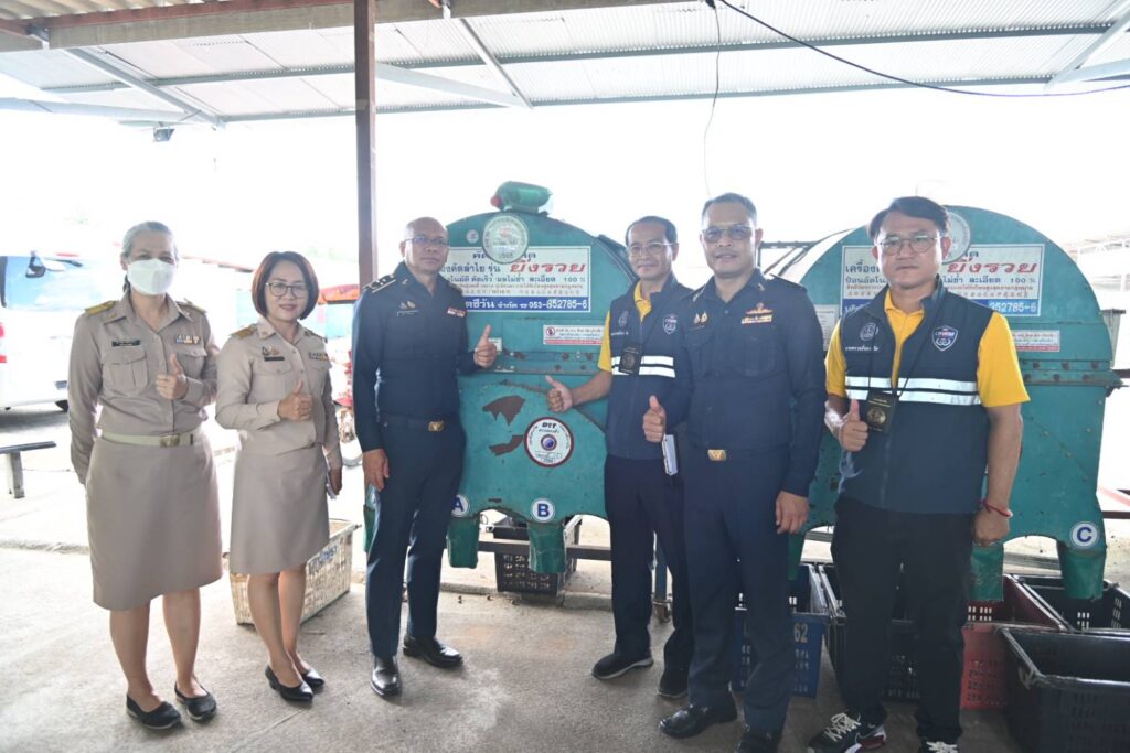 กรมค้าภายในจัดชุด "DIT" ตรวจเครื่องคัดขนาดลำไย